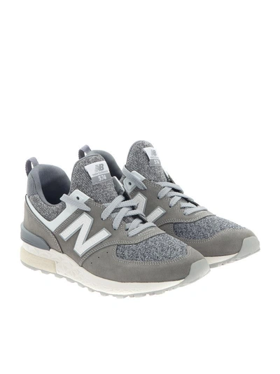New Balance 574 Sneaker Suede In Gray