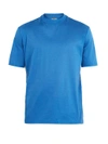 Lanvin Crew-neck Cotton T-shirt In Blue