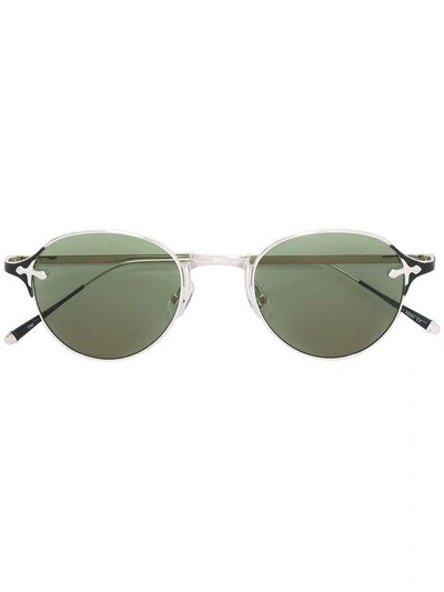 Matsuda Round Sunglasses In Metallic