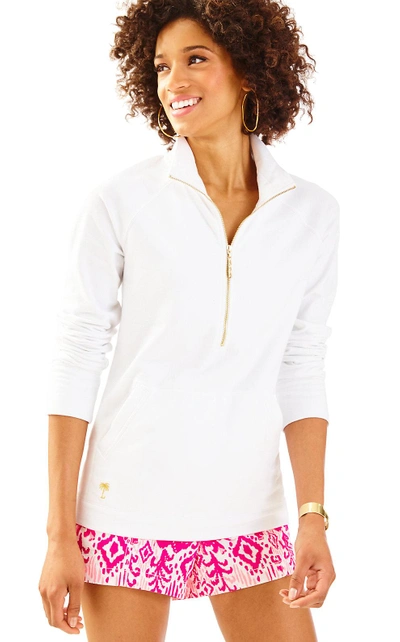 Lilly Pulitzer Skipper Solid Popover In Resort White