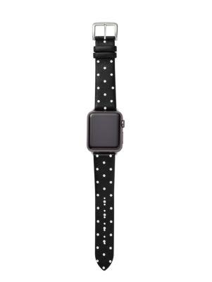 Kate Spade Black Dot Leather 38/40mm Apple Watch® Strap In Black ...
