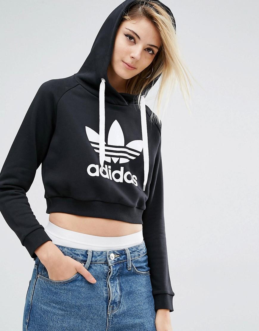 adidas cropped hood sweat adidas cropped hood sweat