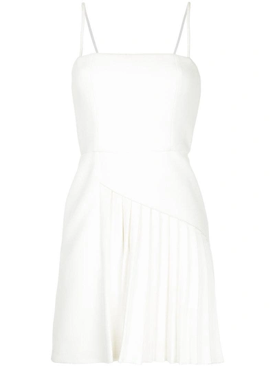 Dion Lee Coil Pleat Dress In White