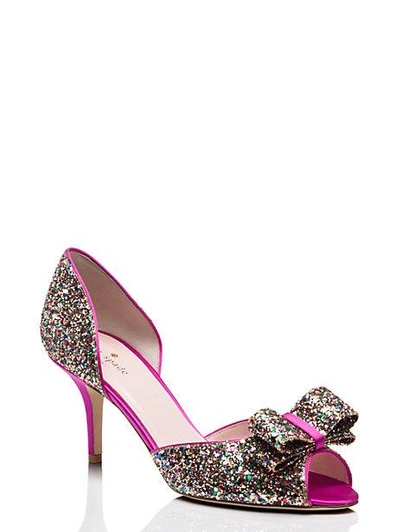 Kate Spade Sela Heels In Glitter