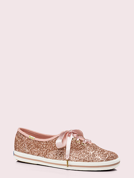 rose gold sparkle trainers