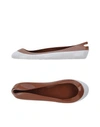 Kartell Ballet Flats In Tan