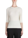 Acne Studios Elbow-length Sleeves Top In Off White
