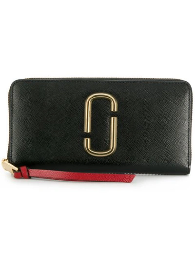 Marc Jacobs Snapshot Standard Continental Wallet In Black