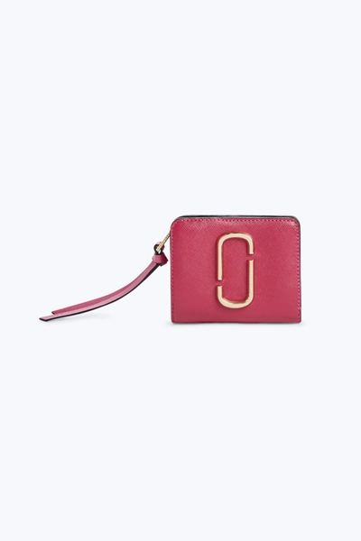Marc Jacobs Snapshot Mini Compact French Wallet In Hibiscus Multi/gold