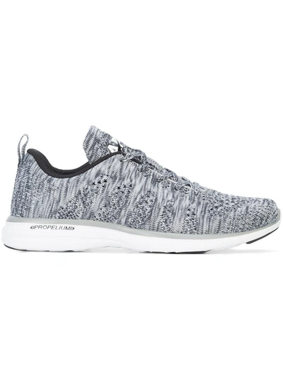 Apl Athletic Propulsion Labs Woven Lace-up Sneakers In Grey