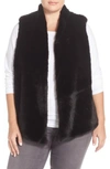 Tart 'kya' Faux Fur Vest In Black