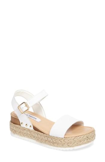 steve madden white espadrilles