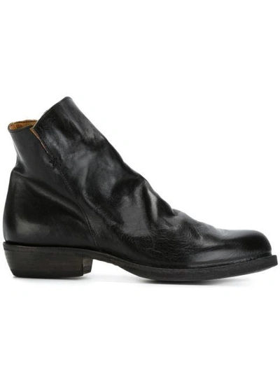 Fiorentini + Baker Slingback Ankle Boots In Black