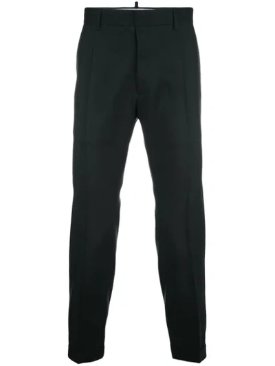 Dsquared2 Button-up Suit Trousers In Black