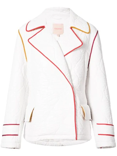 Roksanda Quilted Jacket In White