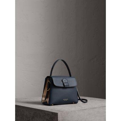 Burberry Small Grainy Leather And House 