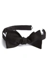 Eton Metallic Textured Bow Tie In Black