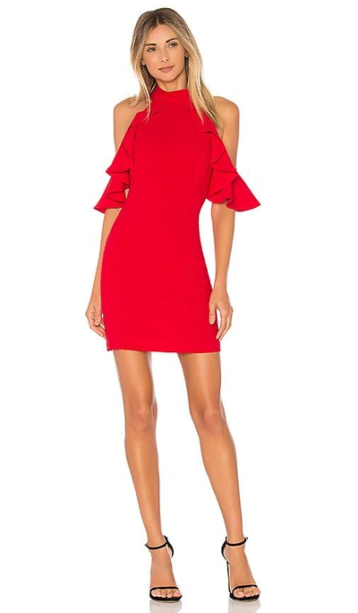 Amanda Uprichard Haven Dress In Scarlet