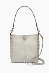 Rebecca Minkoff Small Darren Deerskin Leather Feed Bag - Grey In Putty