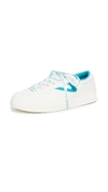 Tretorn Women's Nylite Plus Lace Up Sneakers In Ivory/teal