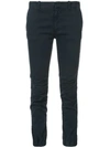 Nili Lotan Creased Detail Jeans With Ruched Cuffs In Blue