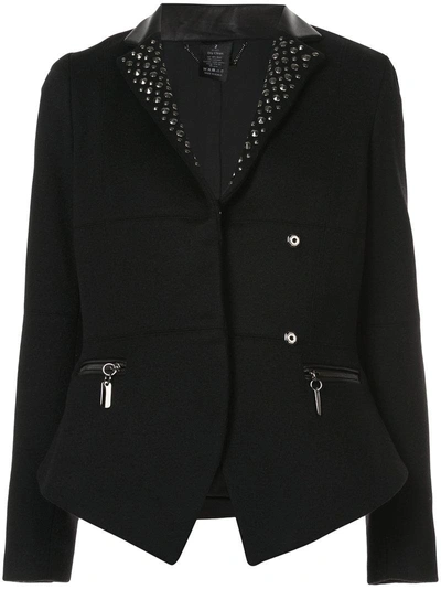 Thomas Wylde Studded Blazer In Black