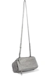 Givenchy Medium Washed Leather Pandora Shoulder Bag In Grey