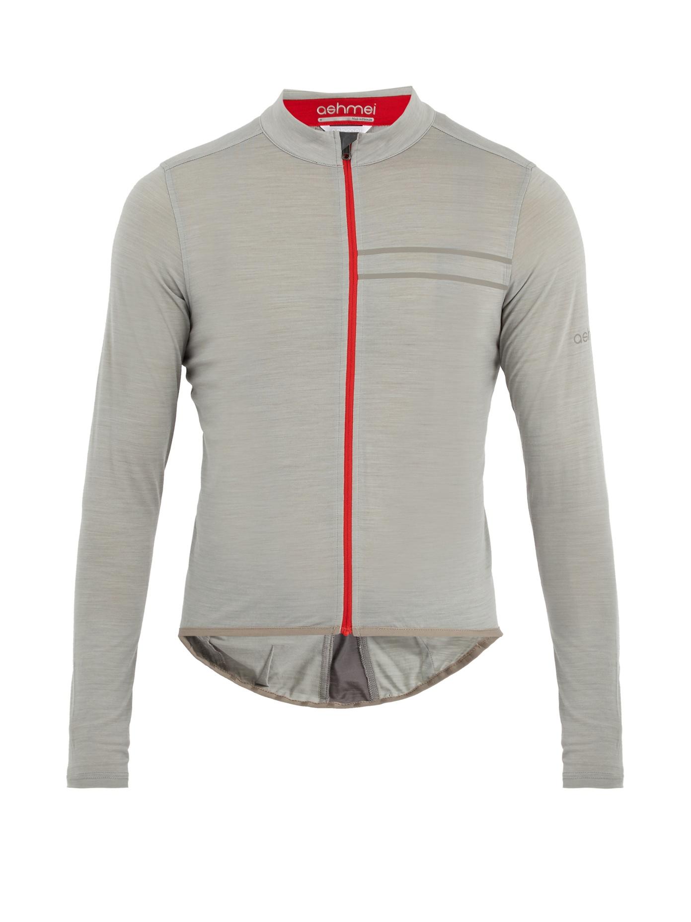 Ashmei Classic Cycling Jersey In Light Grey Modesens