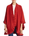 Lane D'olimpia Ruffle Wrap Scarf - 100% Exclusive In Red