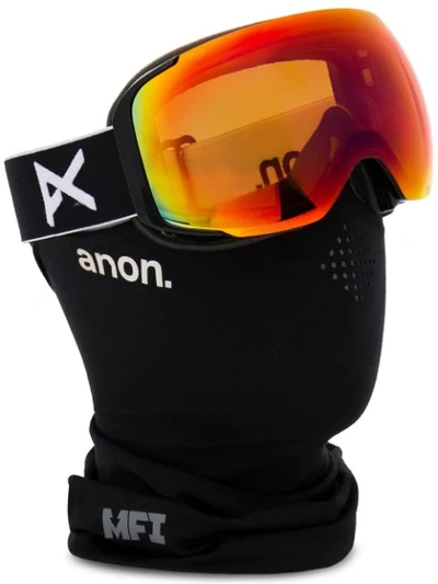 Anon M2 Ski Goggles And Stretch-jersey Face Mask In Yellow