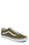 Vans 'old Skool' Sneaker In Winter Moss/ True White Canvas