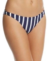 Milly St. Lucia Bikini Bottom In Navy/ivory