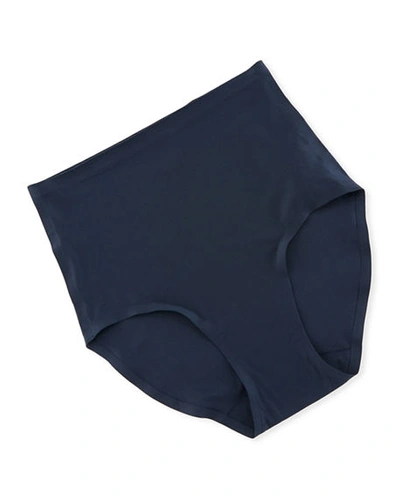 Chantelle Soft Stretch High-waist Seamless Regular Briefs In Dark Blue