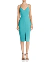 Likely Brooklyn Slit-front Slip Dress In Latigo Bay