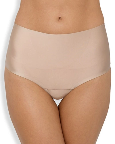 Nancy Ganz Sweeping Curves Shaping Basic G-string In Warm Taupe