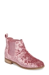 Toms Ella Bootie In Faded Rose Fabric