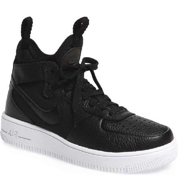 women's air force 1 ultraforce leather mid top sneakers