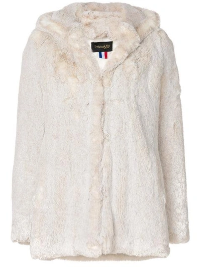 La Seine & Moi Blanche Faux-fur Jacket - Neutrals