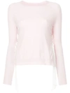 Onefifteen Side Lace-up Jumper In Pink