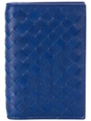 Bottega Veneta Cobalt Blue Intrecciato Card Case