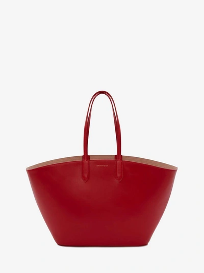 Alexander Mcqueen East West In Red - Flame