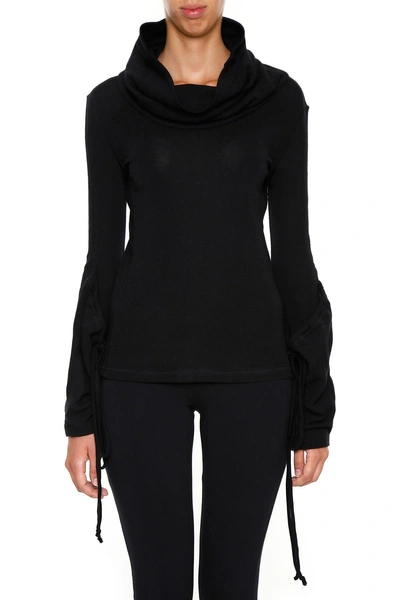 Jw Anderson Wool Top In Black|nero