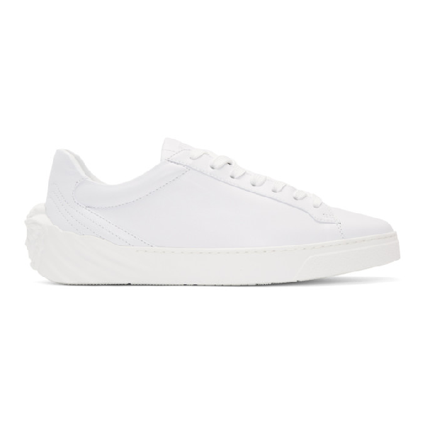 versace white medusa sneakers