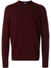 Drumohr Crew Neck Jumper In Red