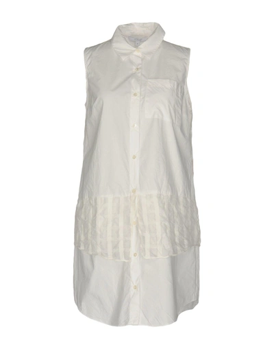 Derek Lam 10 Crosby Shirt Dress In White