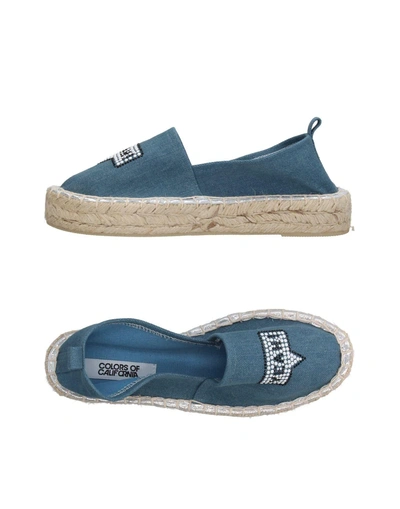 Colors Of California Espadrilles In Blue