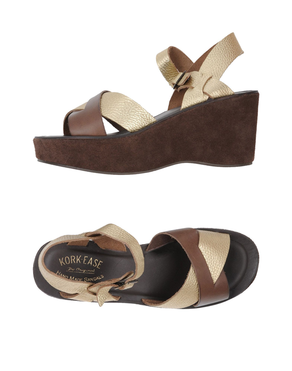 kork ease gold sandals