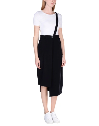 Isabel Benenato Midi Skirts In Black