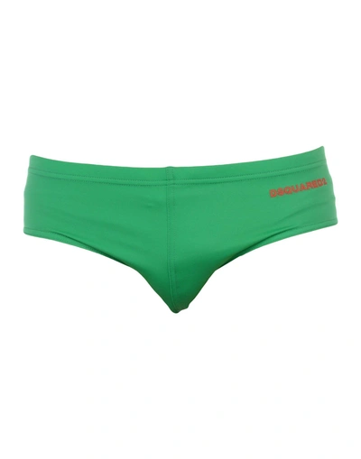 Dsquared2 Bikini Bottoms In Green