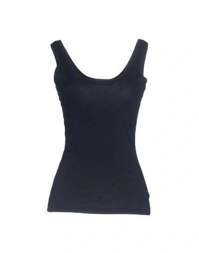 Velvet By Graham & Spencer Tank Top In Dark Blue